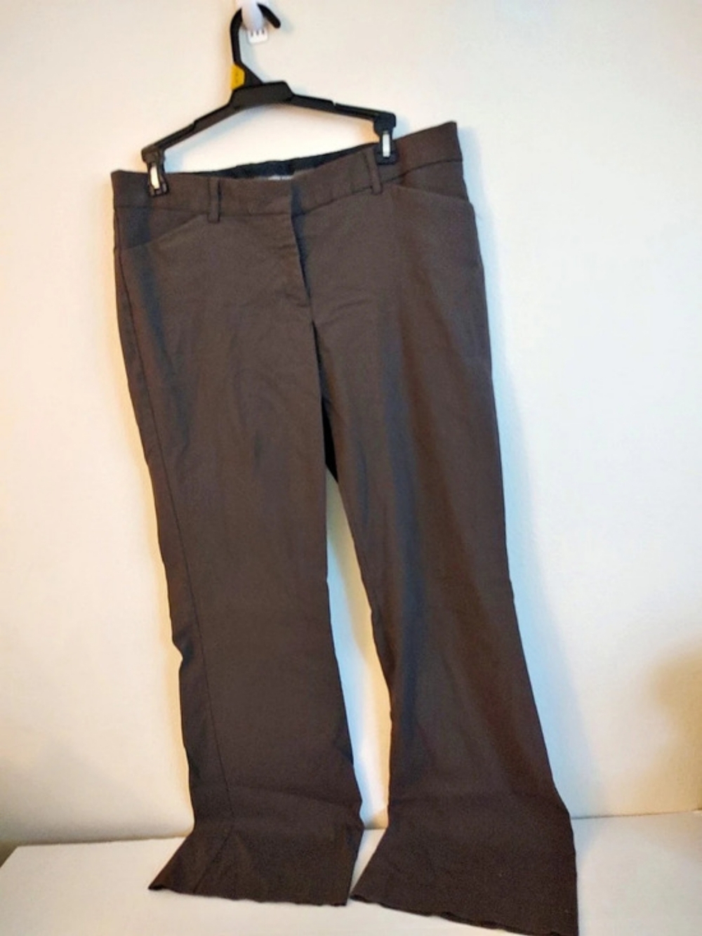Express Editor Pants Brown Flare Size 10